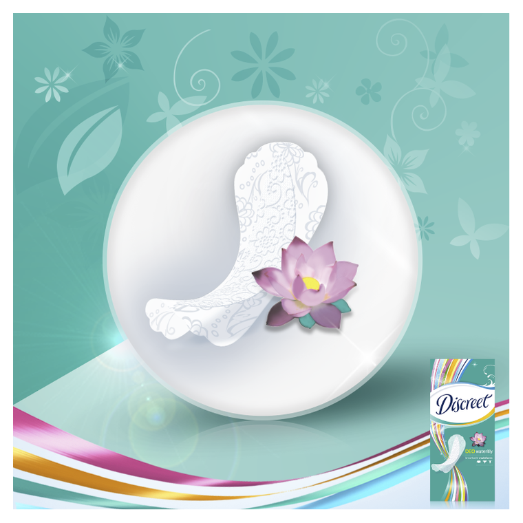 Discreet, Waterlily Multiform, oddychające wkładki higieniczne, 20 szt.