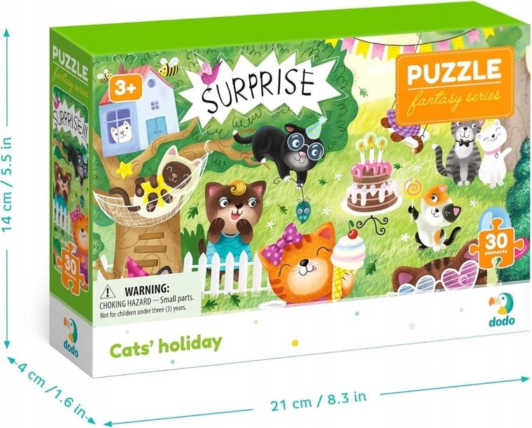 Dodo, Cat's holiday, puzzle, 30 elementów