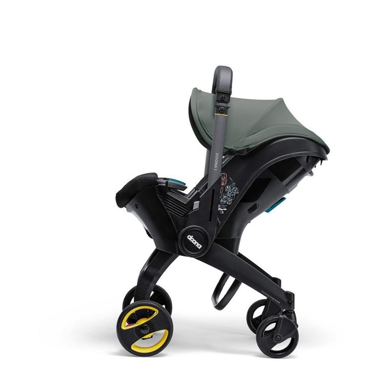 Doona, i, mobilny fotelik samochodowy, Slate Green, 0-13 kg