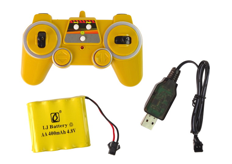 Double E, Mercedes-Benz Antos, ciężarówka śmieciarka, pojazd zdalnie sterowany, pomarańczowy