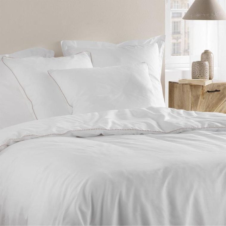 Douceur d'intérieur, komplet pościeli z ozdobnym brzegiem, Noemie, 240-220 cm