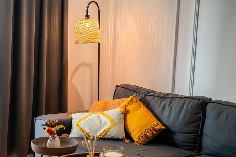 Douceur d'intérieur, poduszka dekoracyjna do salonu, Malory, 50-30 cm