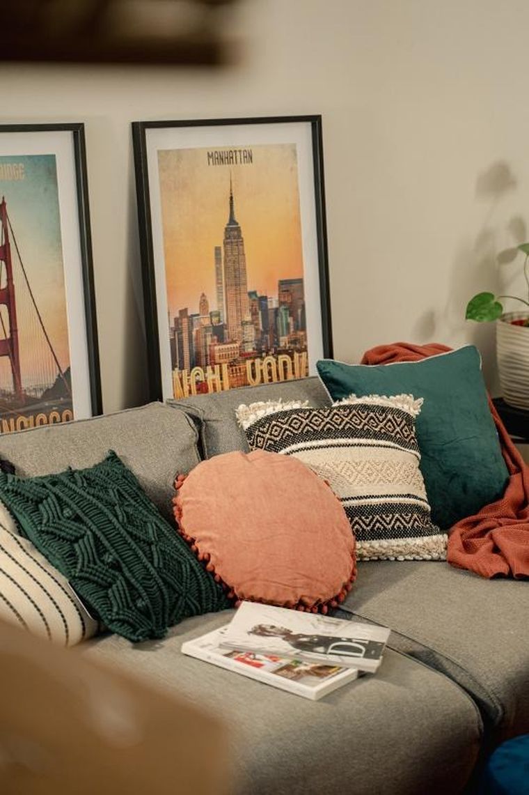 Douceur d'intérieur, poduszka ozdobna z metaliczną nitką, Mirage, 40-40 cm