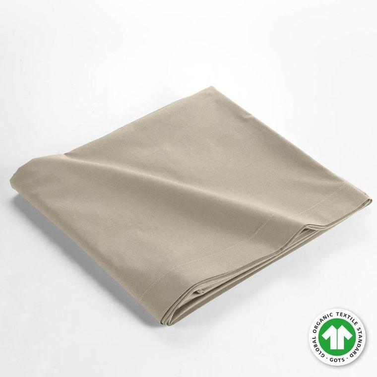 Douceur d'intérieur, prześcieradło z organicznej bawełny, 240-300 cm