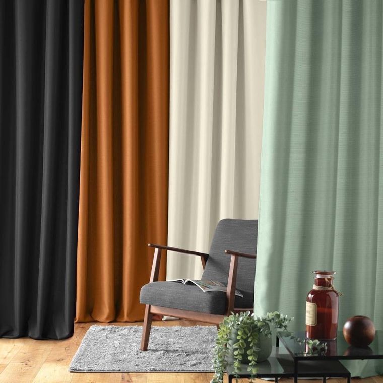 Douceur D'intérieur, Soline, zasłona z przelotkami, 140-260 cm