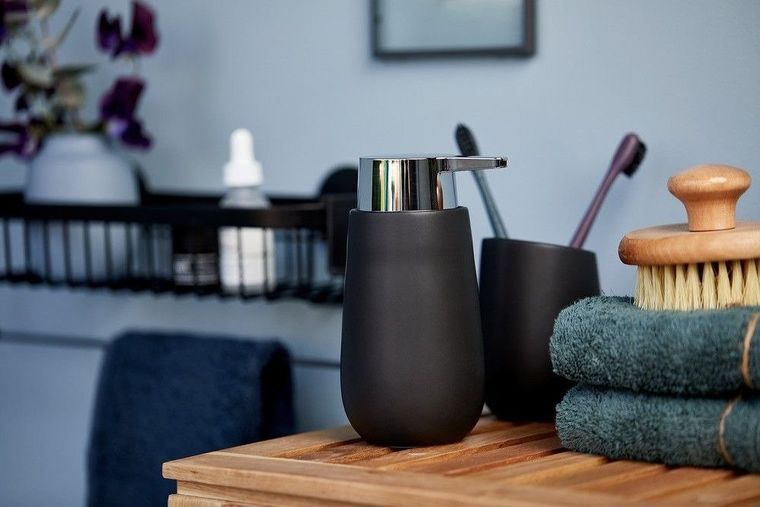 Dozownik na mydło w płynie, Badi, czarny