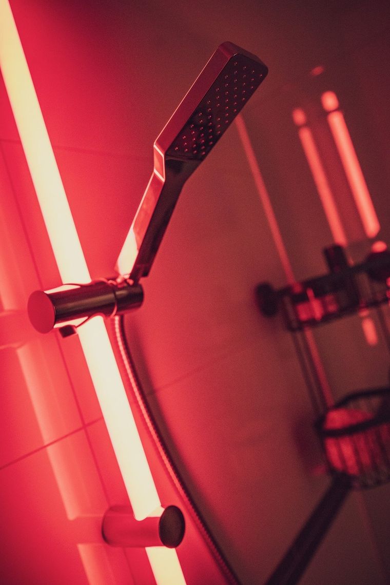 Drążek prysznicowy led, 94 cm