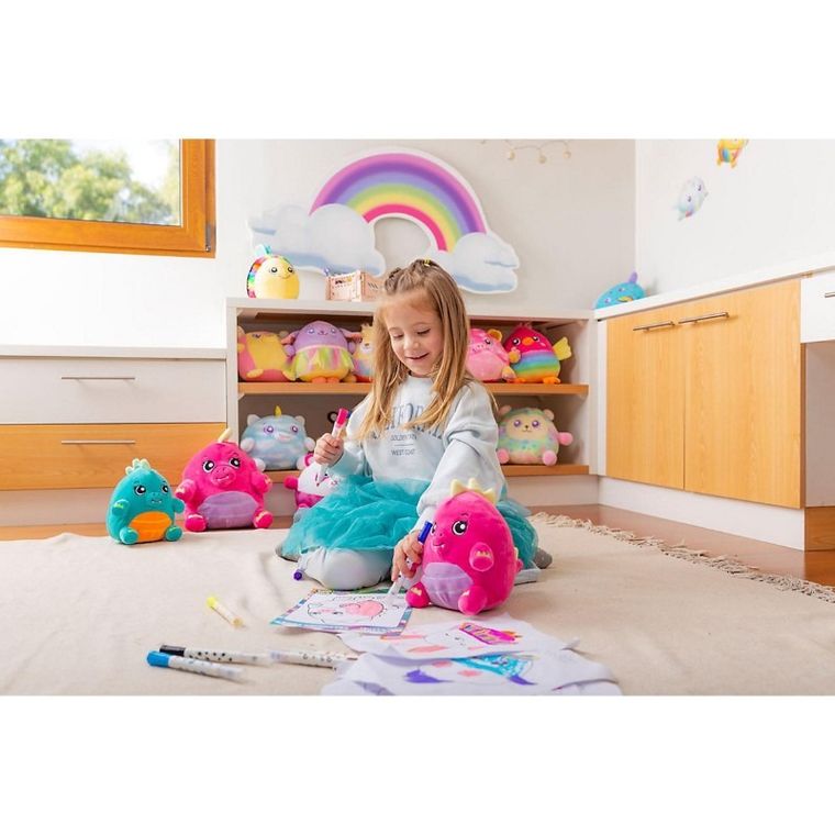 Dream Beams, Dinozaur Dana, maskotka świecąca w ciemności, 30 cm