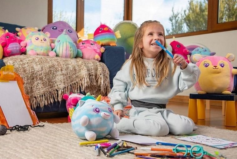 Dream Beams, Skrzydlaty Koń Pablo, maskotka świecąca w ciemności, 30 cm