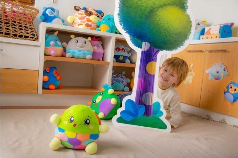 Dream Beams, Żółw Tracy, maskotka świecąca w ciemności, 18 cm