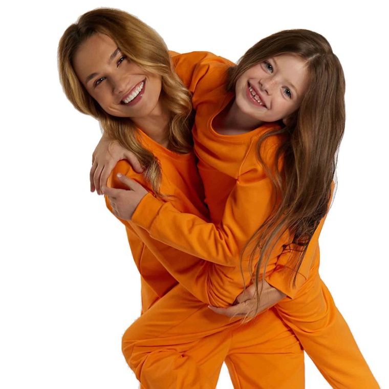 Dres dziewczęcy, pomarańczowy, Tup Tup