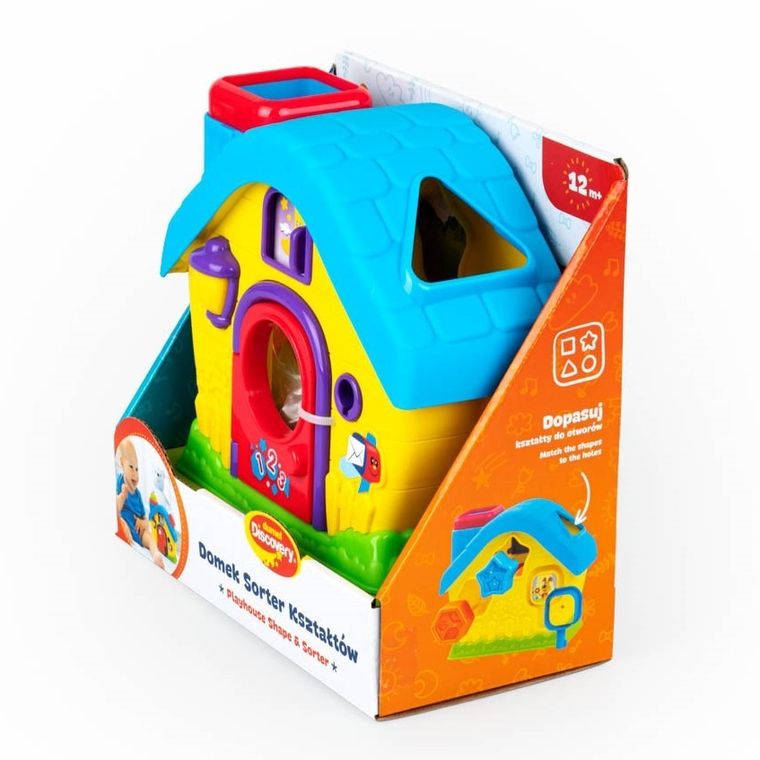 Dumel Discovery, Domek, sorter kształtów, zabawka niemowlęca