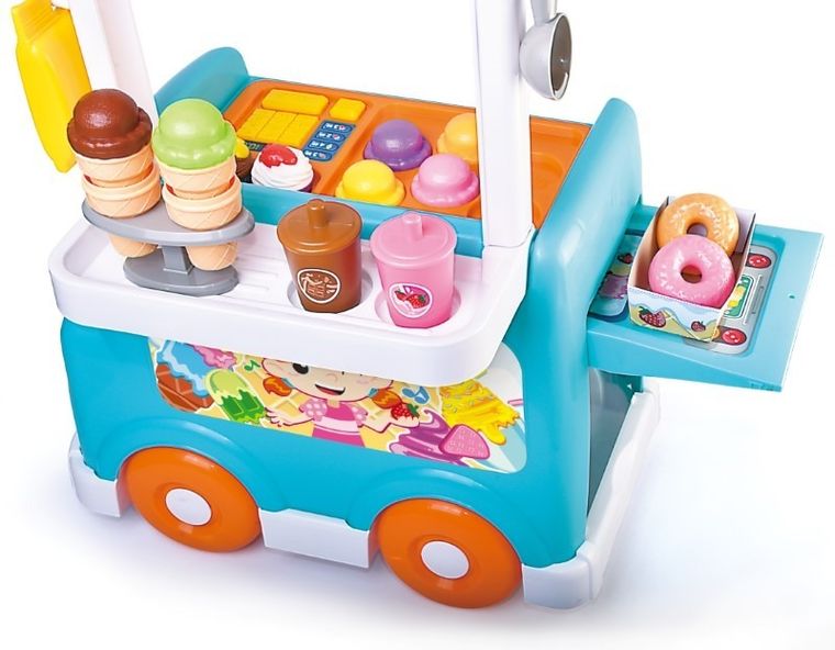 Dumel Discovery, Wózek z lodami, zestaw do odgrywania ról