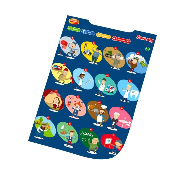 Dumel Discovery, Zwierzęta i zawody, edukacyjne plakaty interaktywne