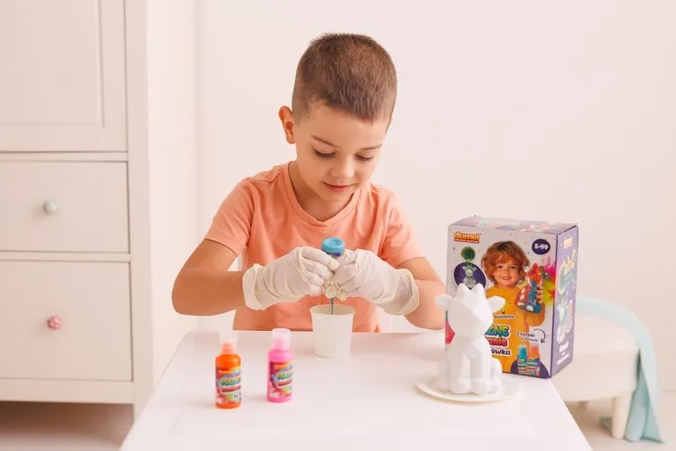 Dumel, Magiczne Malowanie, Lampka krówka, zestaw kreatywny