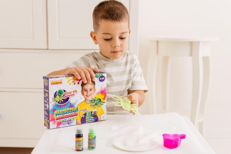 Dumel, Magiczne Malowanie, Pająk, zestaw kreatywny