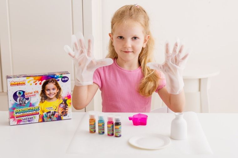 Dumel, Magiczne Malowanie, Wazon, zestaw kreatywny