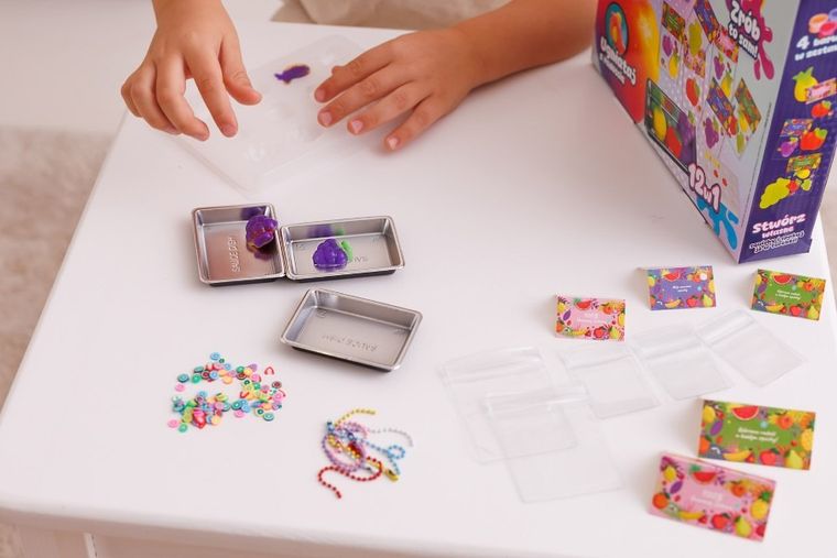 Dumel, Squishy, Zestaw owoców, zestaw kreatywny