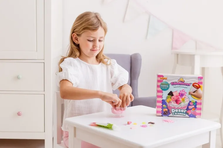 Dumel, Zabawkowe dekorowanie, Deser z kremem, zestaw kreatywny