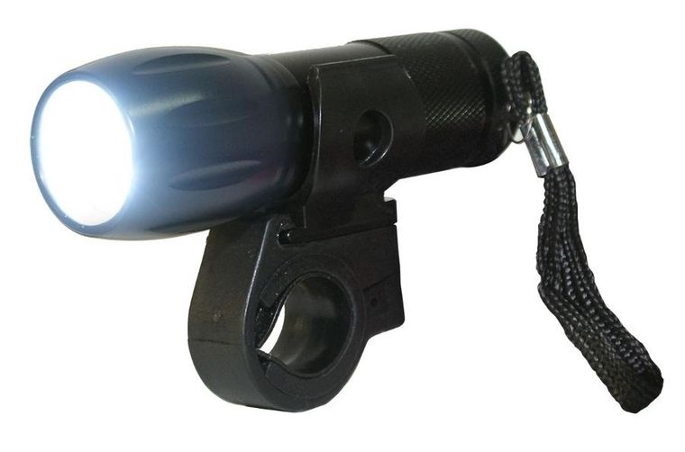 Dunlop, lampka rowerowa 2w1, na przód, 9 LED