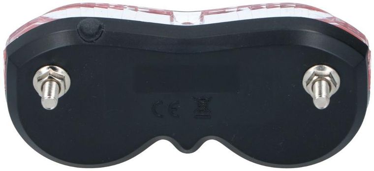 Dunlop, lampka rowerowa na tył, 3 led