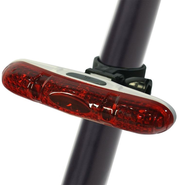 Dunlop, lampka rowerowa, na tył, 5 LED