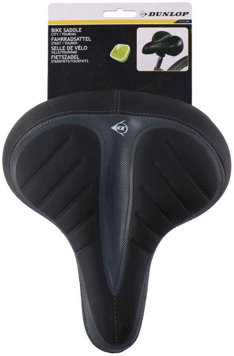 Dunlop, siodło rowerowe turystyczno/miejskie, 20-25 cm