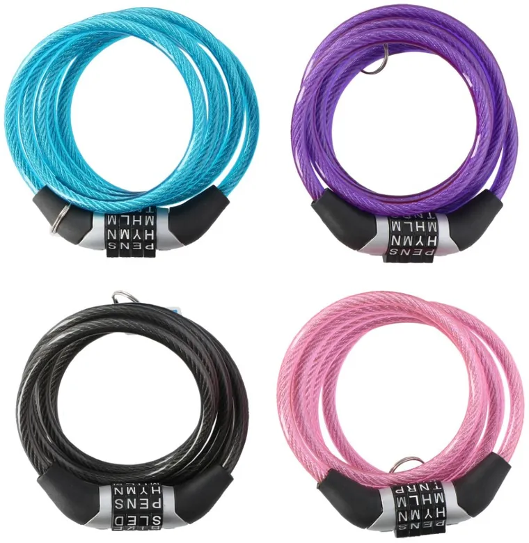 Dunlop, zapięcie rowerowe na szyfr, 120 cm