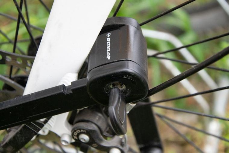 Dunlop, zapięcie rowerowe, składane, 85 cm