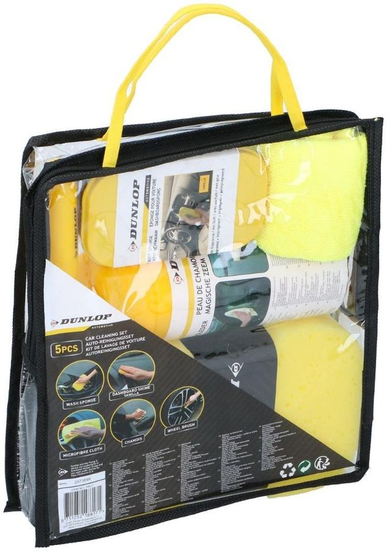 Dunlop, zestaw do mycia samochodu, 5 elementów