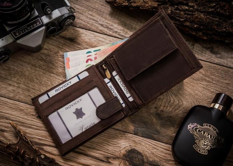 Duży, skórzany portfel męski, Always Wild