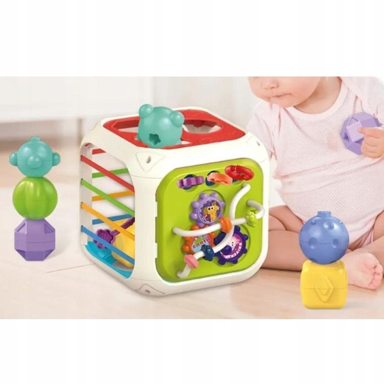 E-Edu, kostka aktywności, zabawka edukacyjna