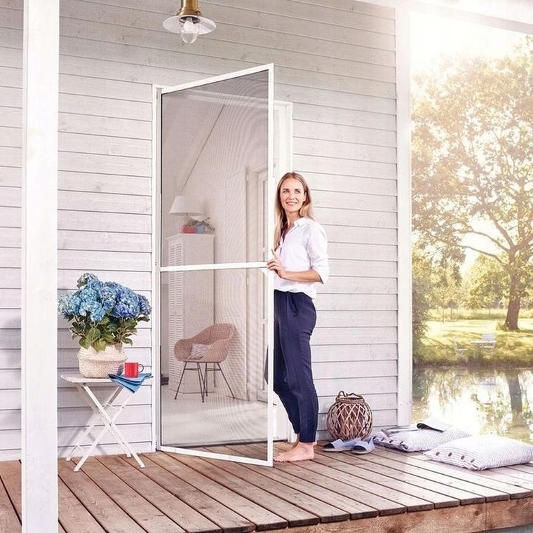 Easy life mako, Basic plus, moskitiera drzwi, biała, 100-215 cm