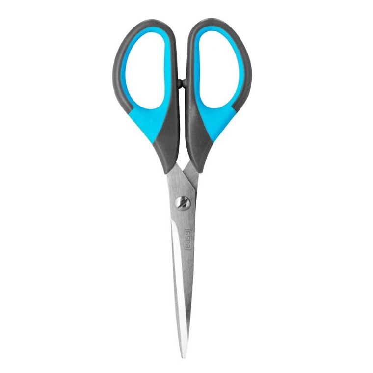 Easy, nożyczki biurowe, gumowa rączka, 16.5 cm