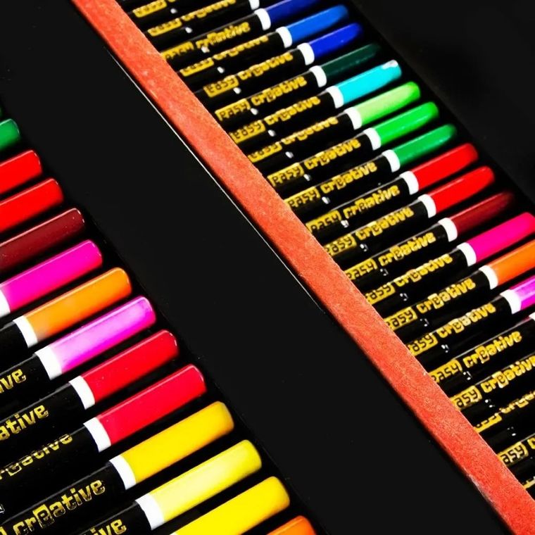 Easy, zestaw artystyczny w rozkładanej walizce, 168 elementów