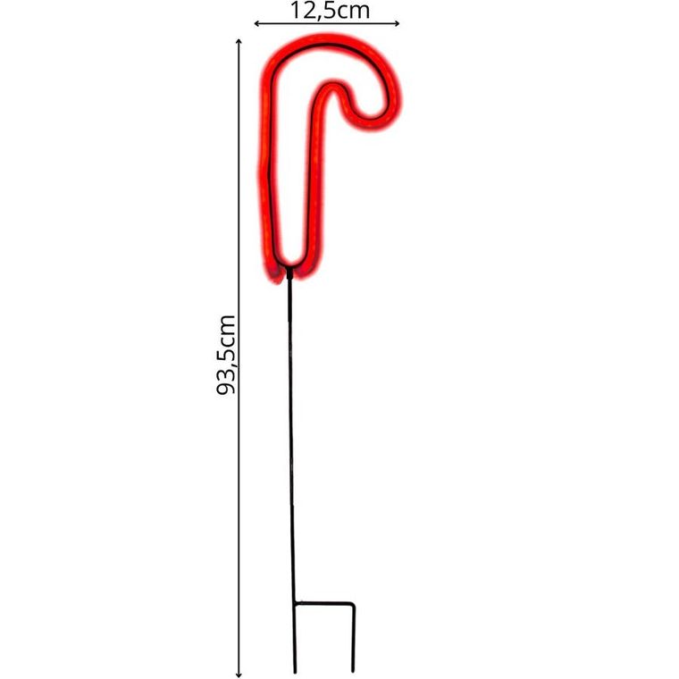 Edelman, Luca, neon laska świąteczna, 79 LED, 12,5-93,5 cm