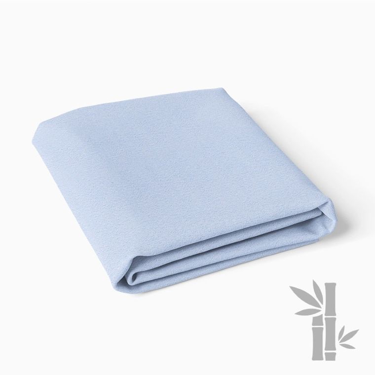 Eevi, prześcieradło bambusowe, niebieski, 120-60 cm