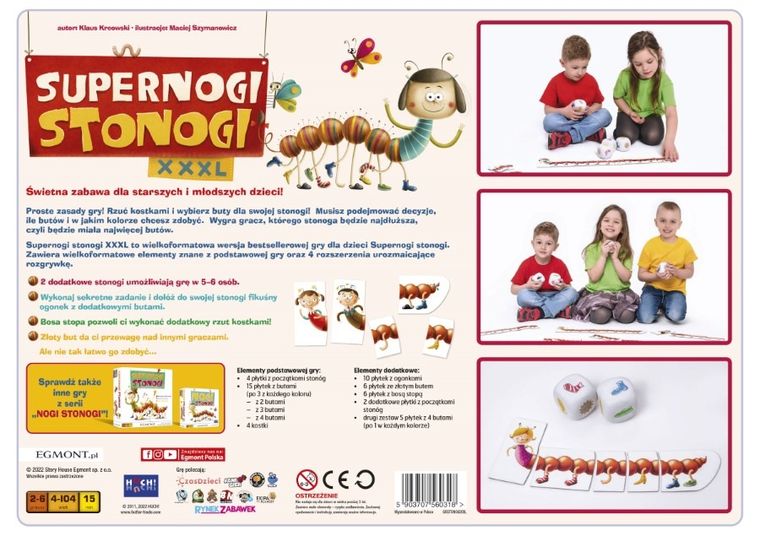 Egmont, Nogi Stonogi XXXL, gra familijna