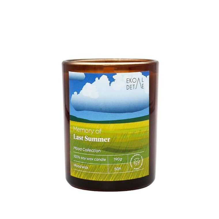 EkoDetale, Mood Stories, świeca sojowa w szkle, Memory of Last Summer, 190g