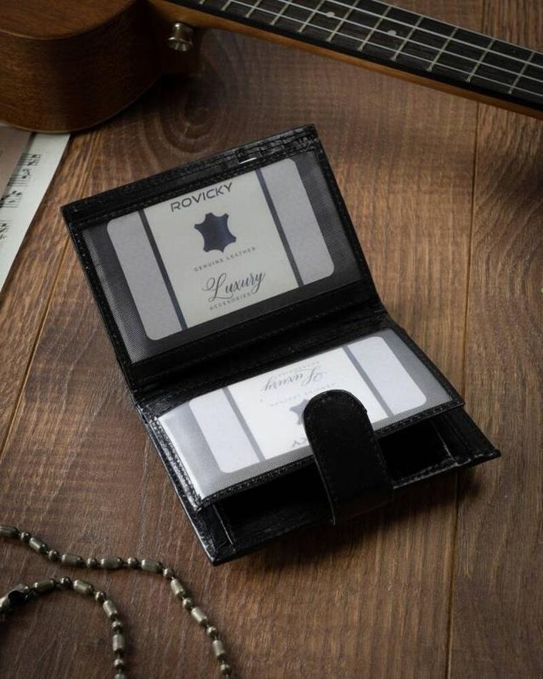 Elegancki portfel męski ze skóry naturalnej, 4U Cavaldi