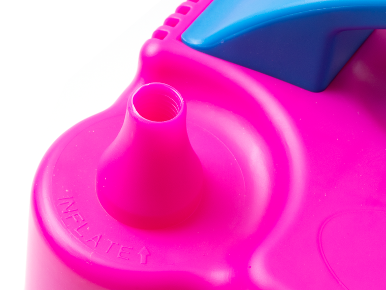 Elektryczna pompka do balonów, dwie dysze