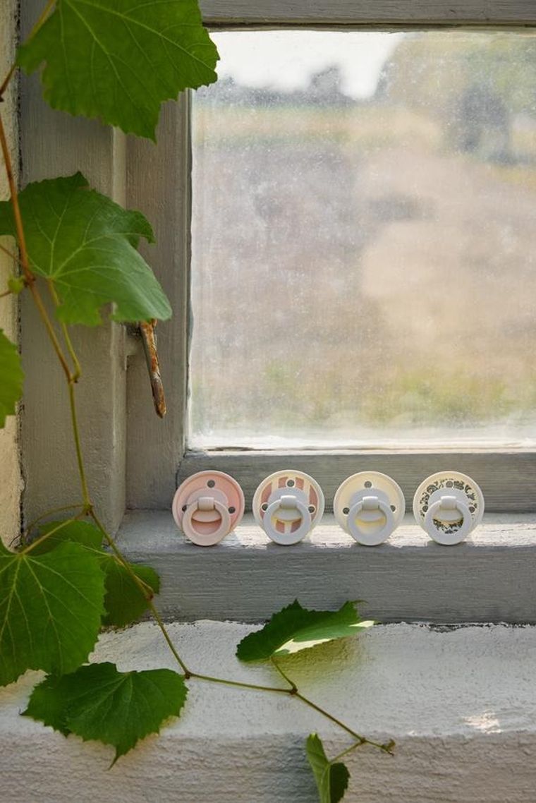 Elodie Details, smoczek lateksowy, Candy Stripes, 0-6 m, 2 szt.