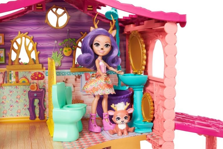 Enchantimals, Domek jelonków, zestaw z lalką i akcesoriami
