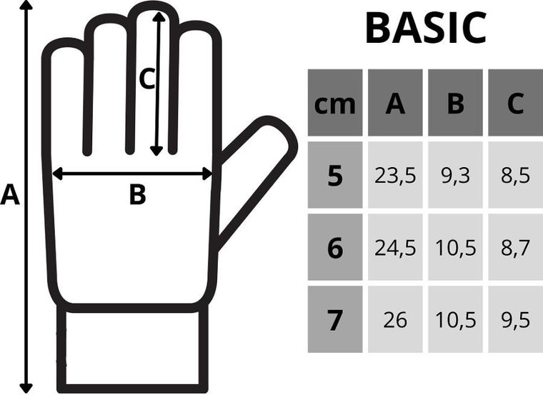 Enero, Basic R6, rękawice bramkarskie