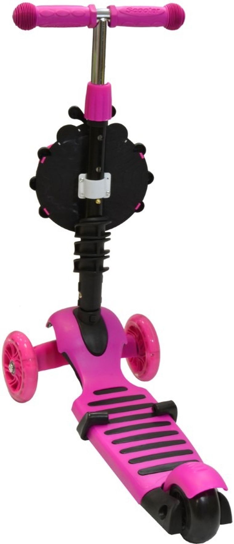 Enero, Biedronka, hulajnoga 3-kołowa, balansowa, 3w1, różowa