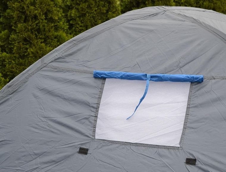 Enero Camp, Cool, namiot 4-osobowy, czarno-niebieski