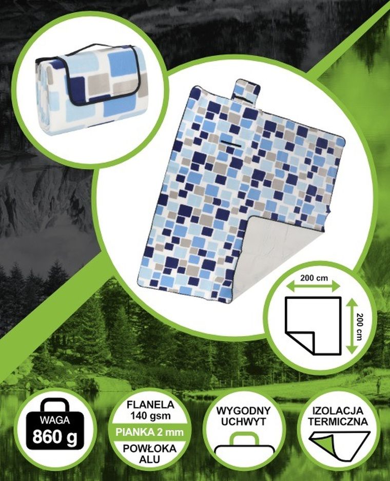 Enero camp, koc plażowo-piknikowy, 200-200 cm