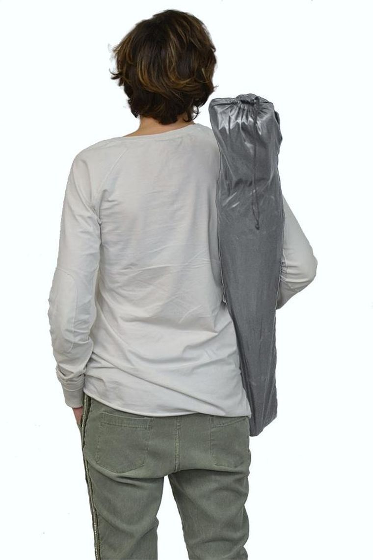 Enero Camp, krzesło turystyczne składane, 50-50-80 cm, szare