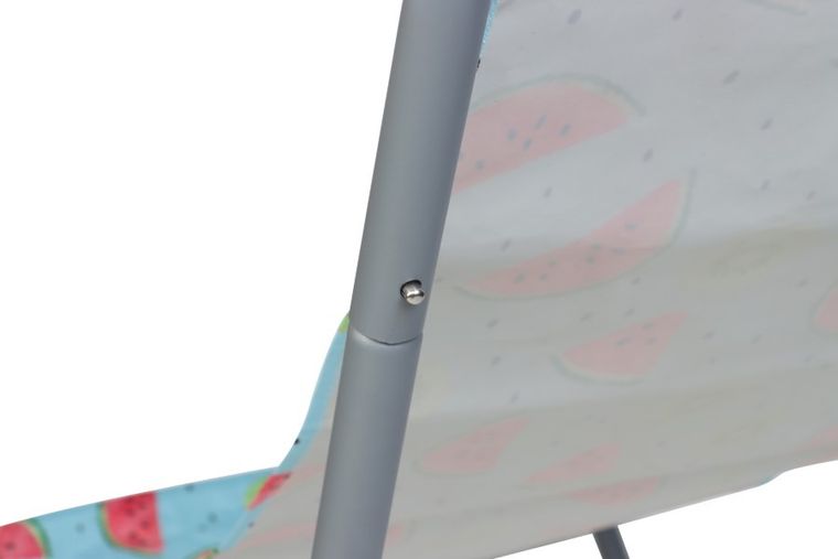 Enero Camp, składany leżak ogrodowo-plażowy z torbą, fruit melon