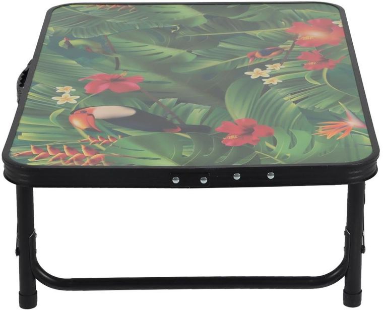 Enero Camp, stolik turystyczny, flower, 75-55-25-59 cm